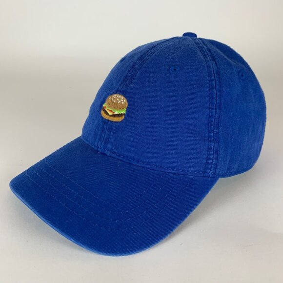 American Eagle Chomp Chomp Cheeseburger Relaxed Fit Strapback Adjustable Hat - Picture 1 of 5